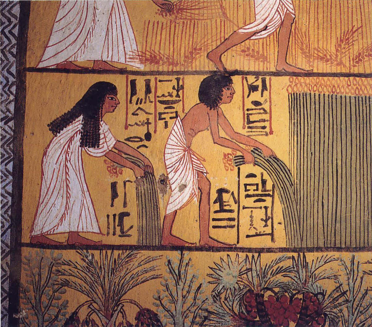 Stupendopaesaggio Dell'antico Egitto.