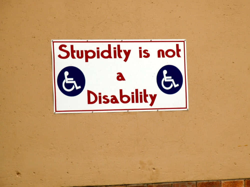 Stupid Disability Pictures