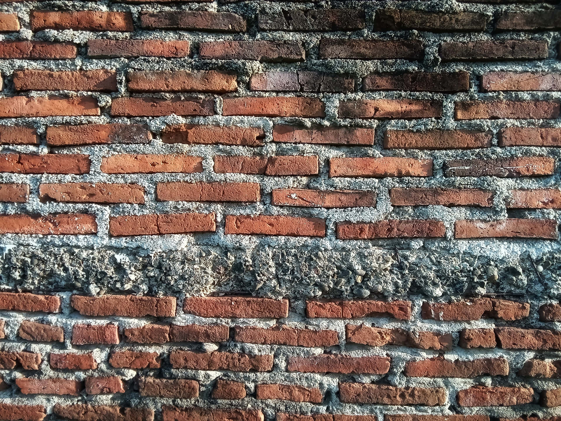 Sturdy Brown Brick Wall Background