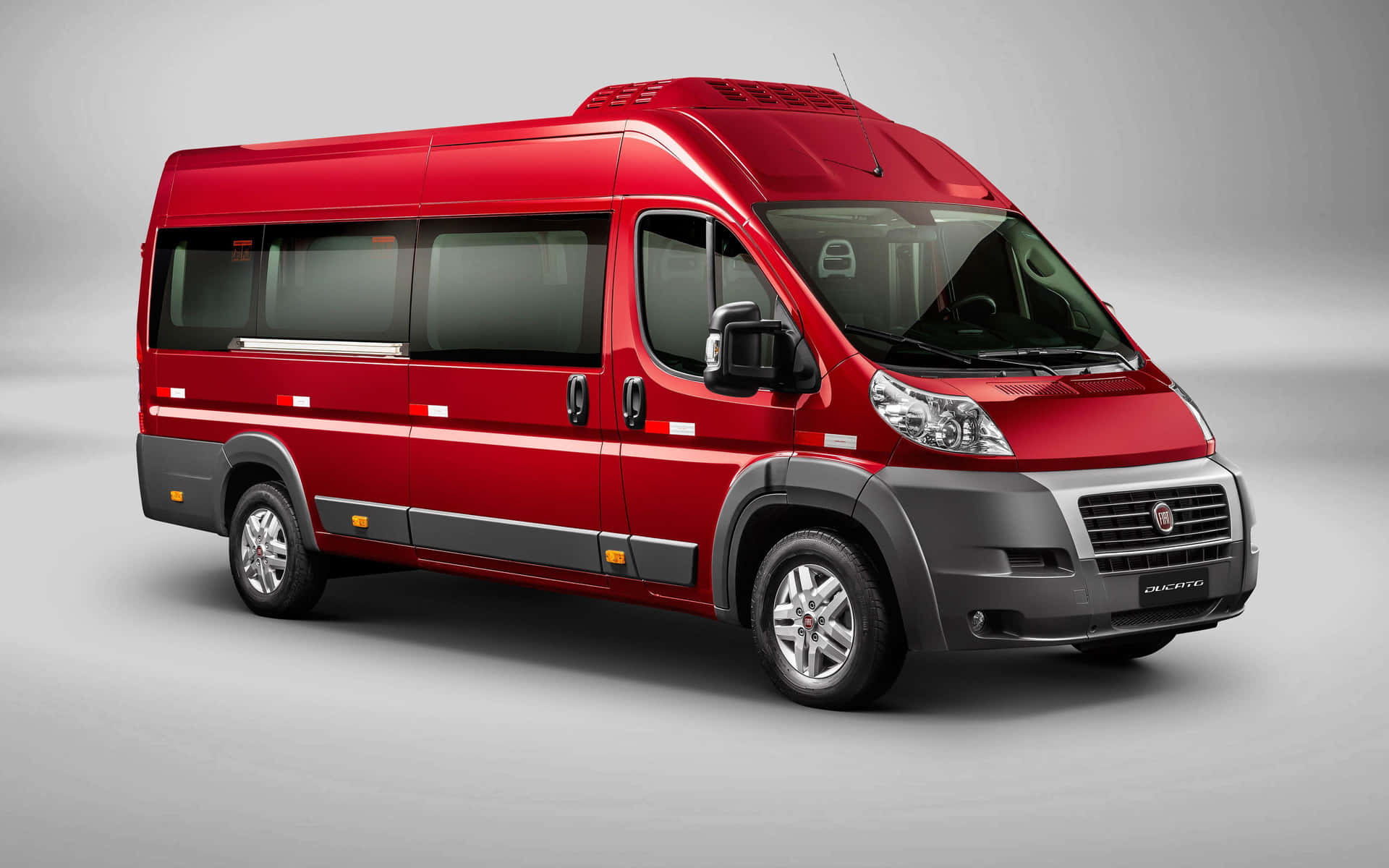 "stylish And Compact Fiat Ducato On The Road" Wallpaper