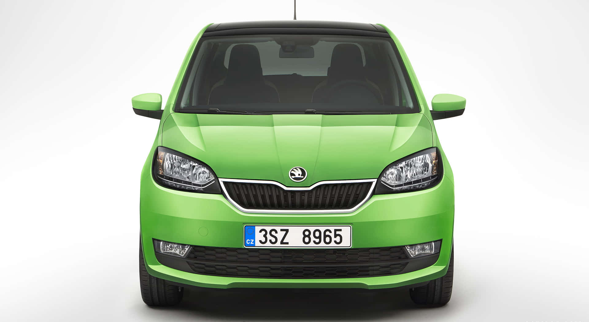 Stylish And Compact Skoda Citigo In Action Wallpaper