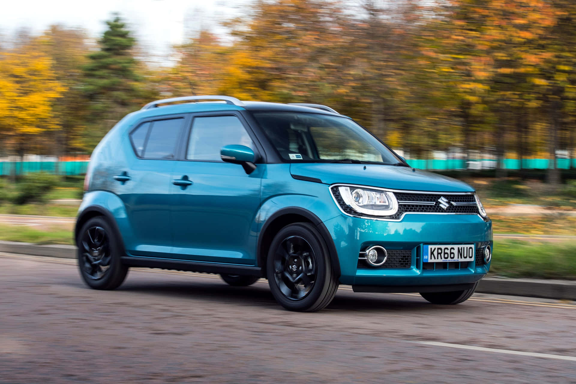 Stylish And Versatile Suzuki Ignis In Action Wallpaper