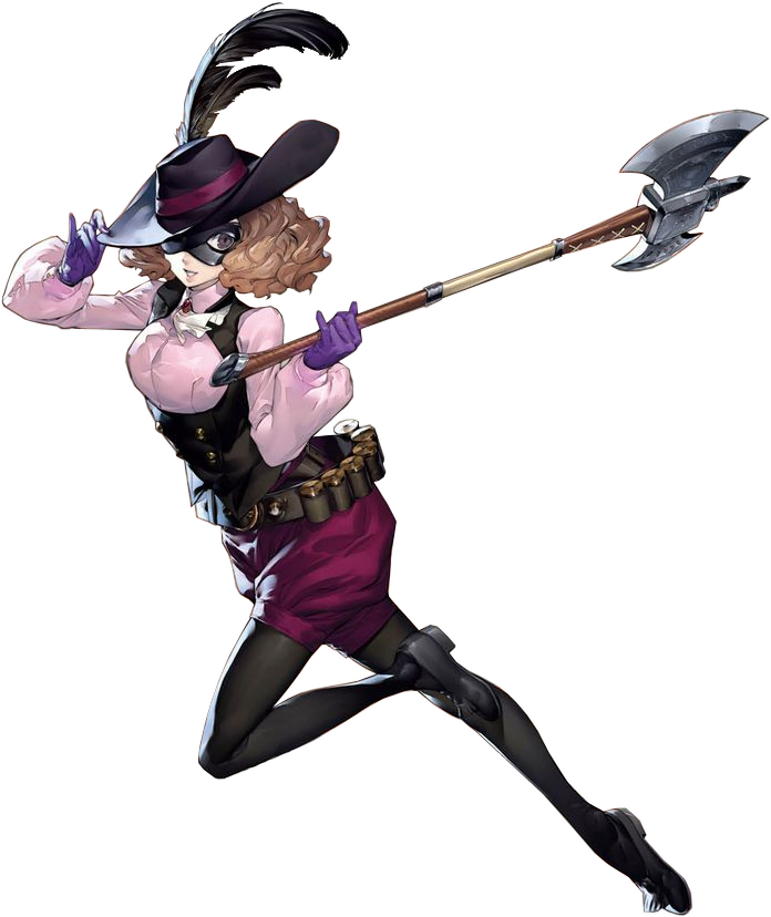 Stylish Anime Thief With Axe PNG
