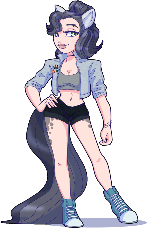 Stylish_ Anthro_ Character_ Illustration PNG