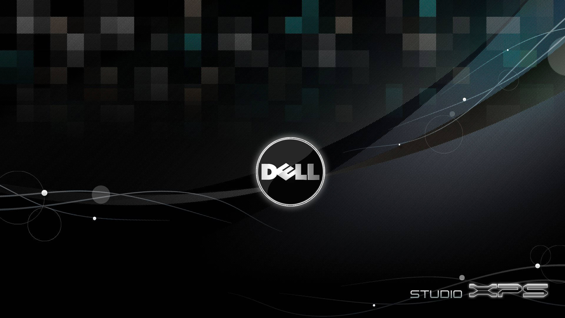 Stylish Black Dell Studio XPS Wallpaper