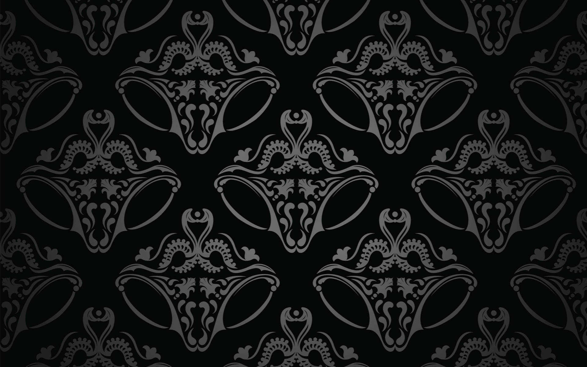 Stylish Black Seamless Pattern Wallpaper