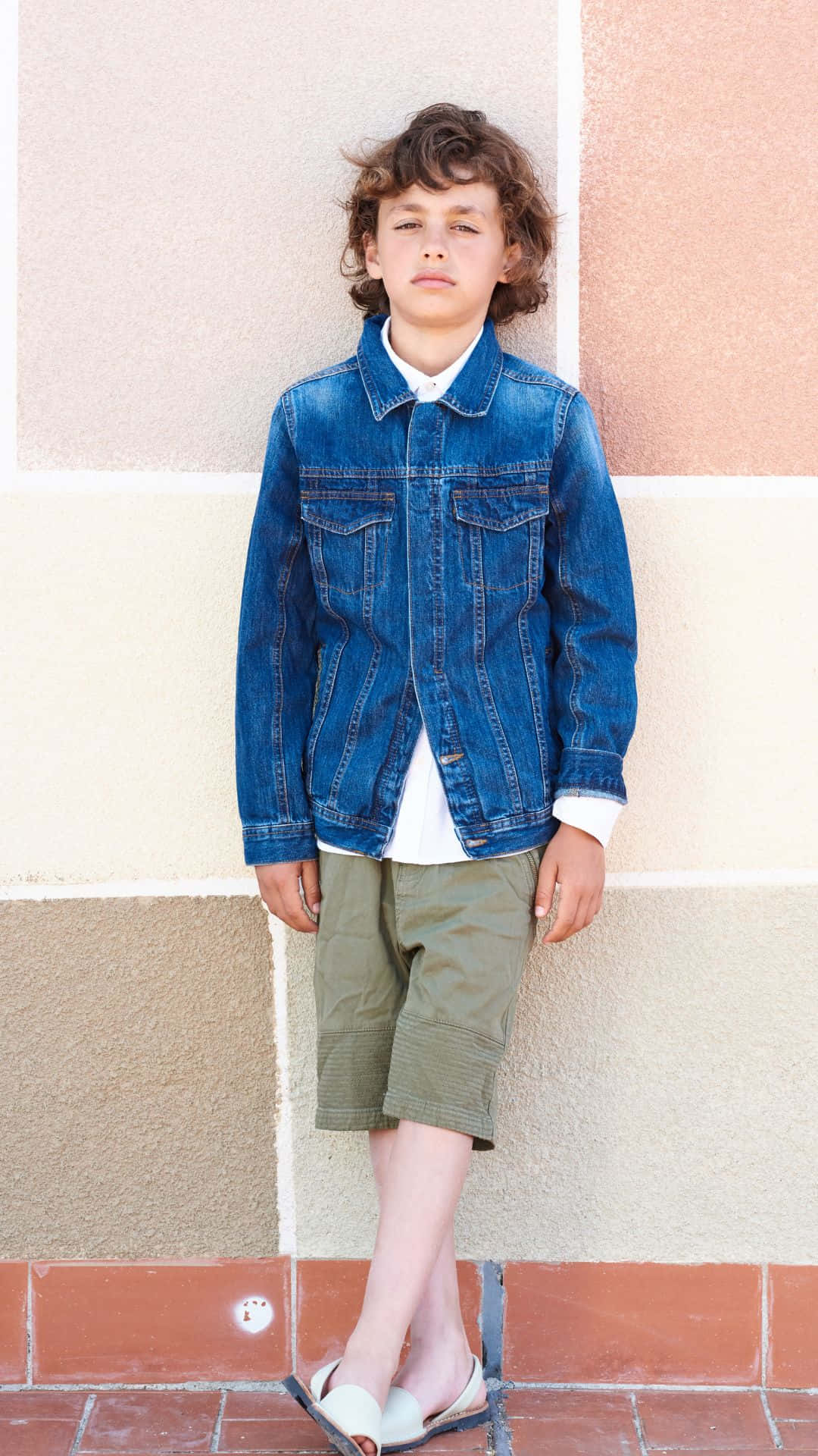 Stylish Boy On Denim Clothes Wallpaper