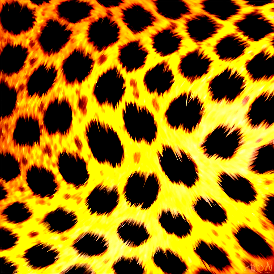 Stylish Cheetah Print Graphics Png Vlo PNG