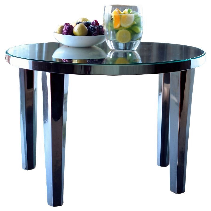 Stylish Cocktail Table Png 05042024 PNG