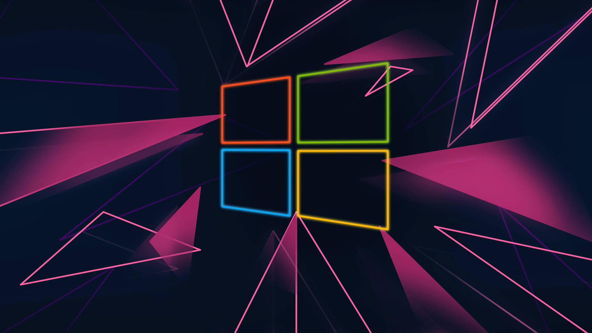 Stylish Depiction Of Windows 11 Logo Wallpaper
