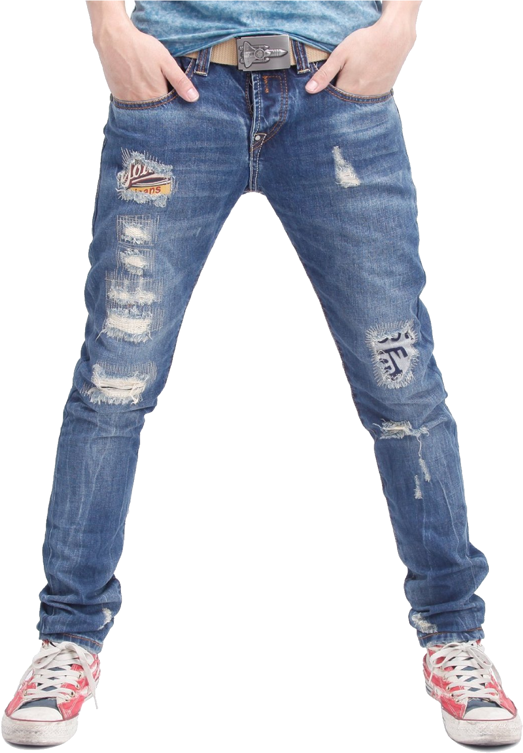 Download Stylish Distressed Jeans Fashion