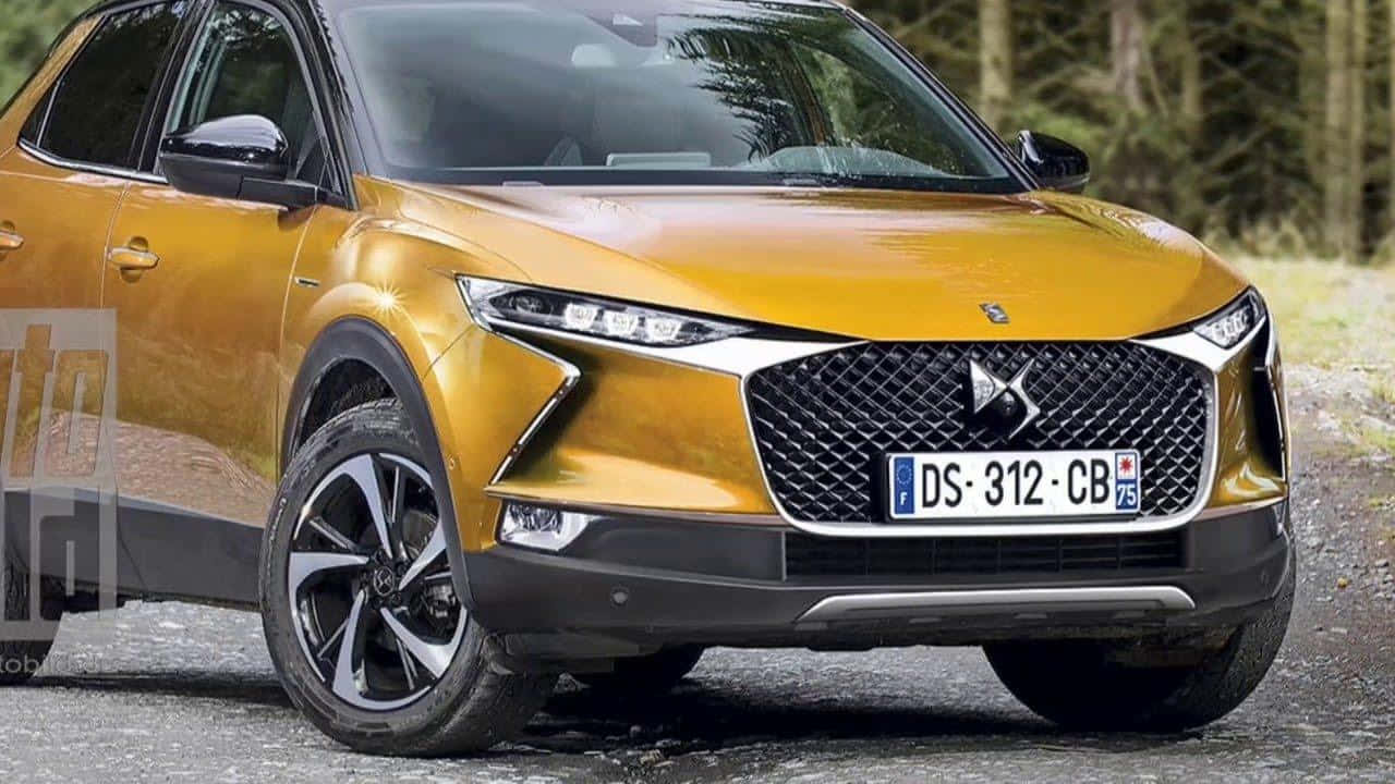 Stylish Ds 3 Crossback In Natural Surroundings Wallpaper