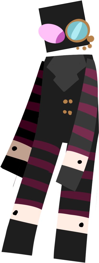 Stylish Endermanwith Accessories PNG