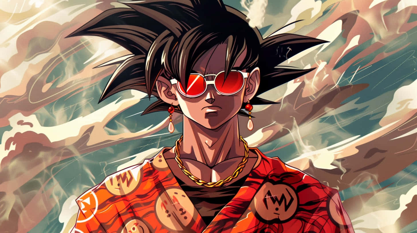 Stylish Gokuin Gucci Attire Wallpaper