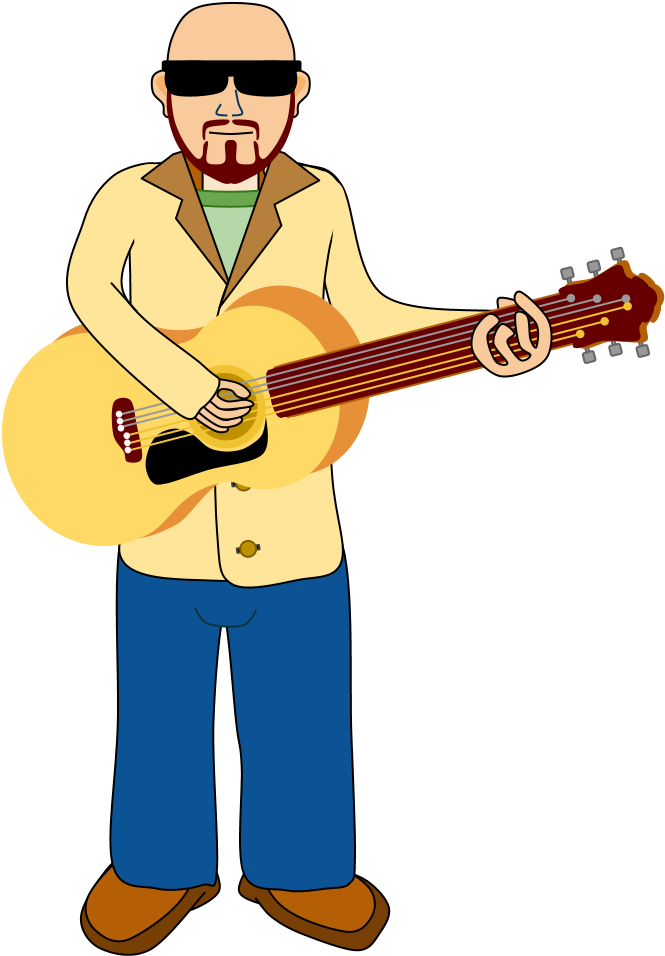 I-download ang Naka-istilong Guitarist CartoonI-download ang Naka-istilong Guitarist Cartoon  