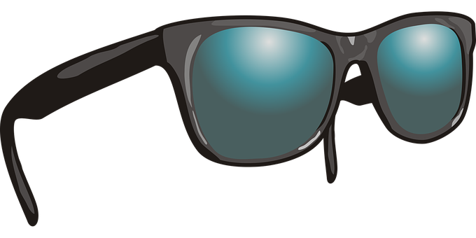 Stylish Sunglasses Vector Illustration PNG