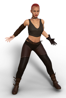 Stylish3 D Character Pose PNG