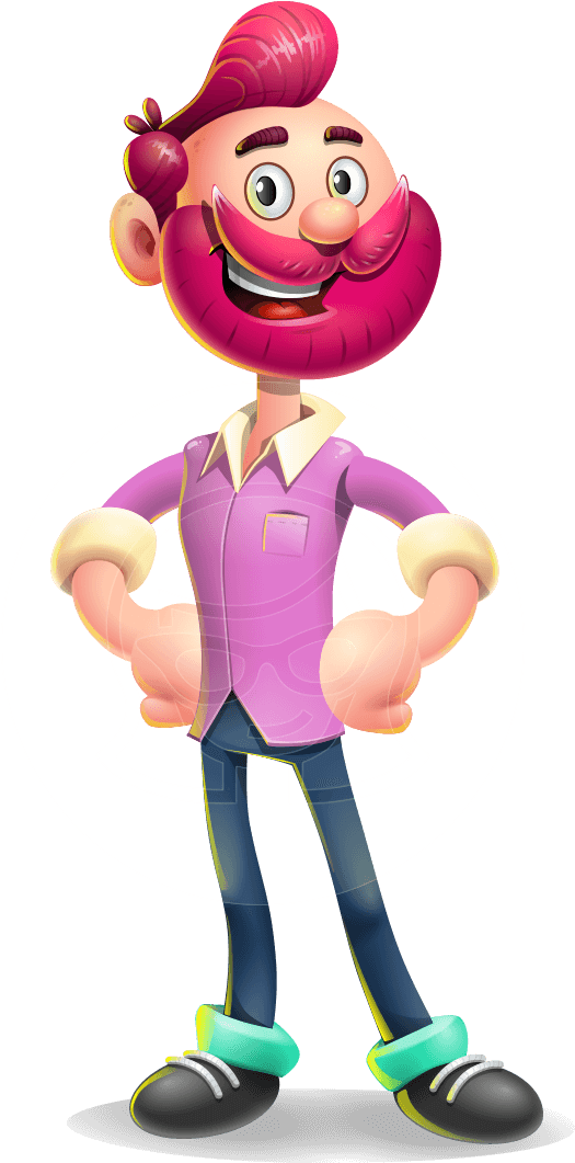 Stylish3 D Character Pose PNG