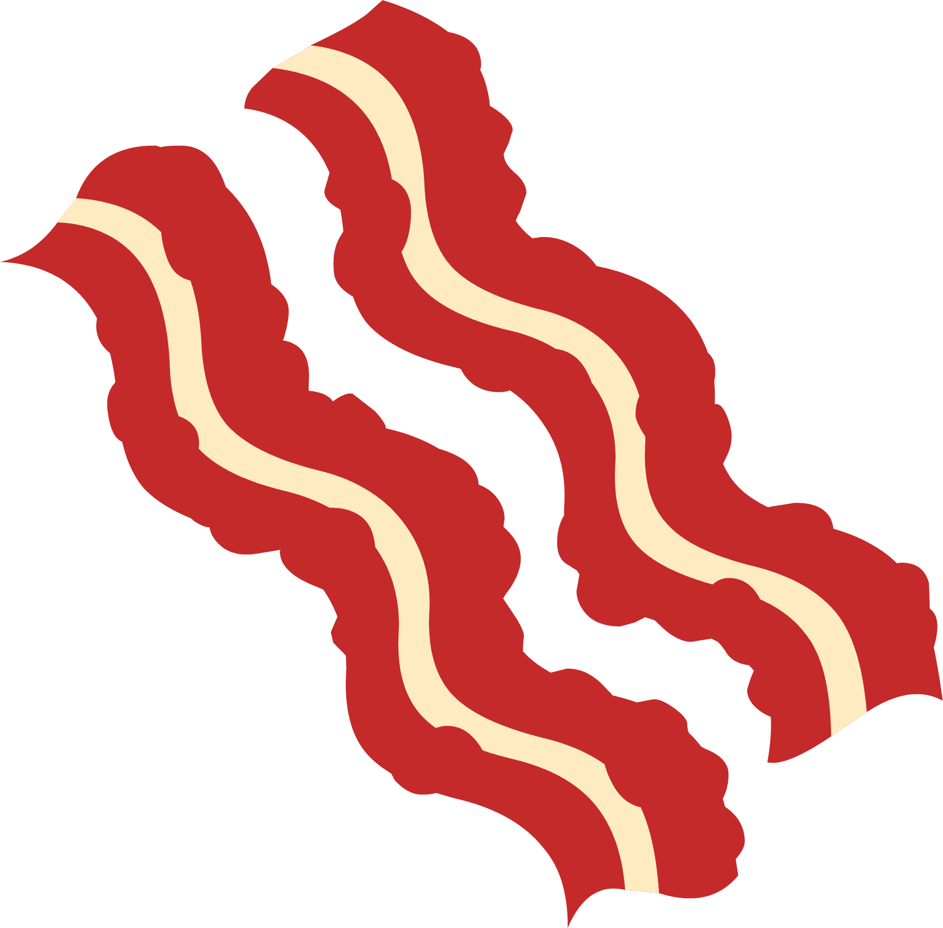 Stylized Bacon Graphic PNG