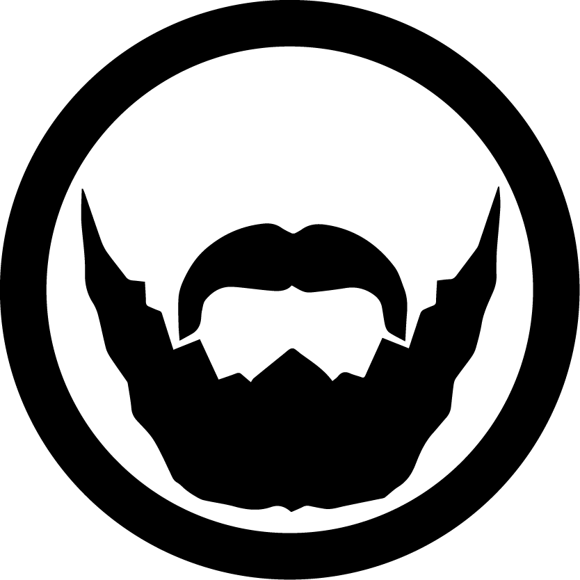 Stylized Beard Icon PNG