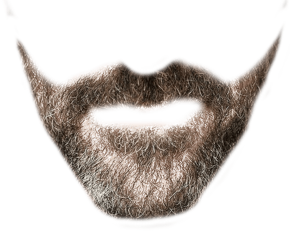 Stylized Beard Graphic PNG