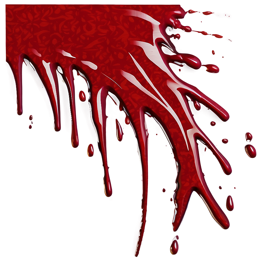 Stylized Blood Splatter Art Png 04302024 PNG