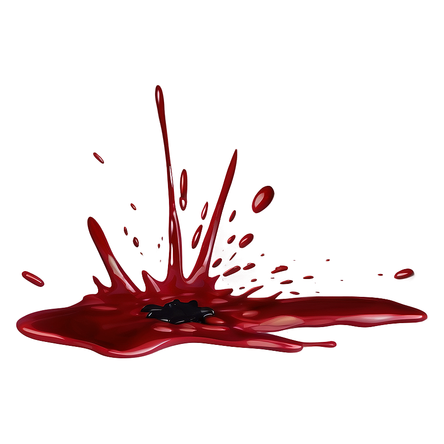 Stylized Blood Splatter Art Png 19 PNG