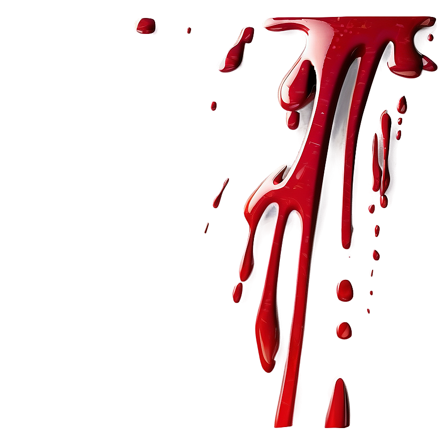 Stylized Blood Splatter Art Png Ohh72 PNG