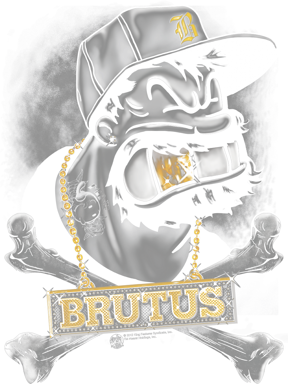 Stylized Brutus Popeye Character Artwork PNG