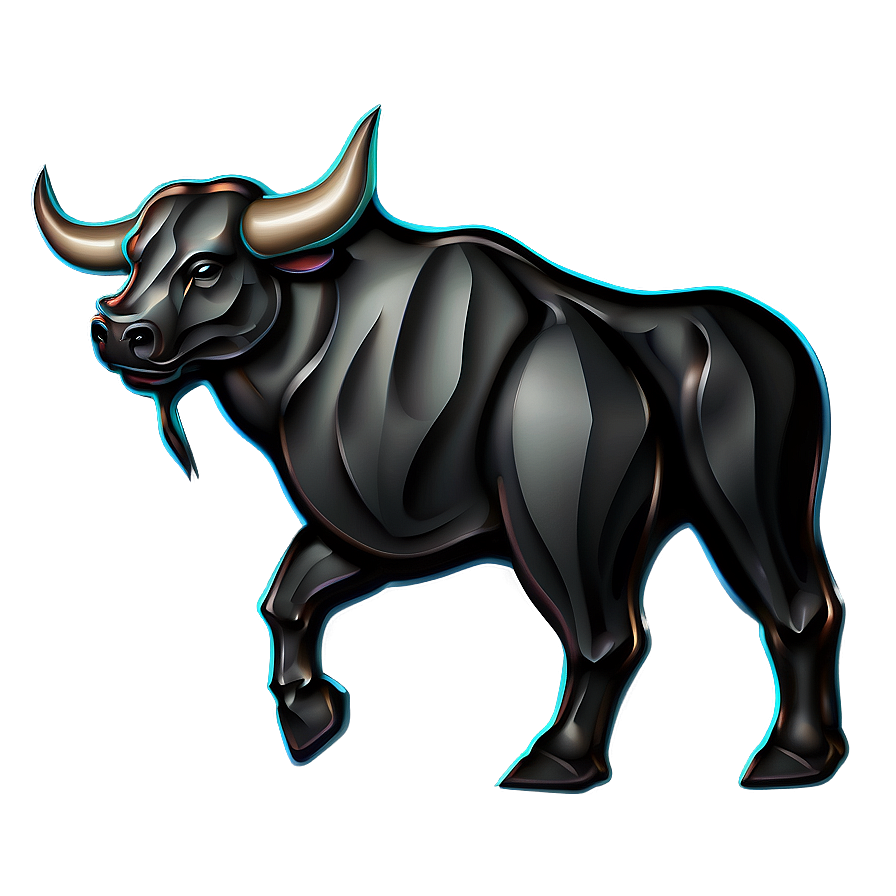 Stylized Bull Design Png Nnv19 PNG