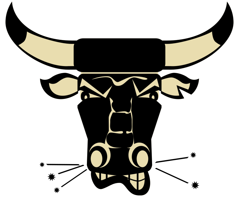 Stylized Bull Graphic PNG