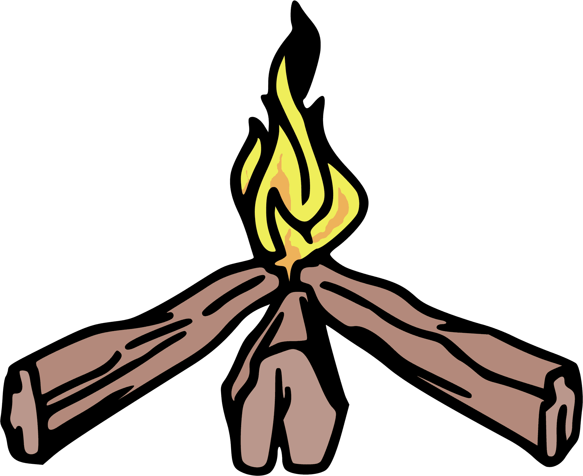 Stylized Campfire Illustration.png PNG