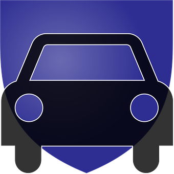 Stylized Car Icon Simple Design PNG