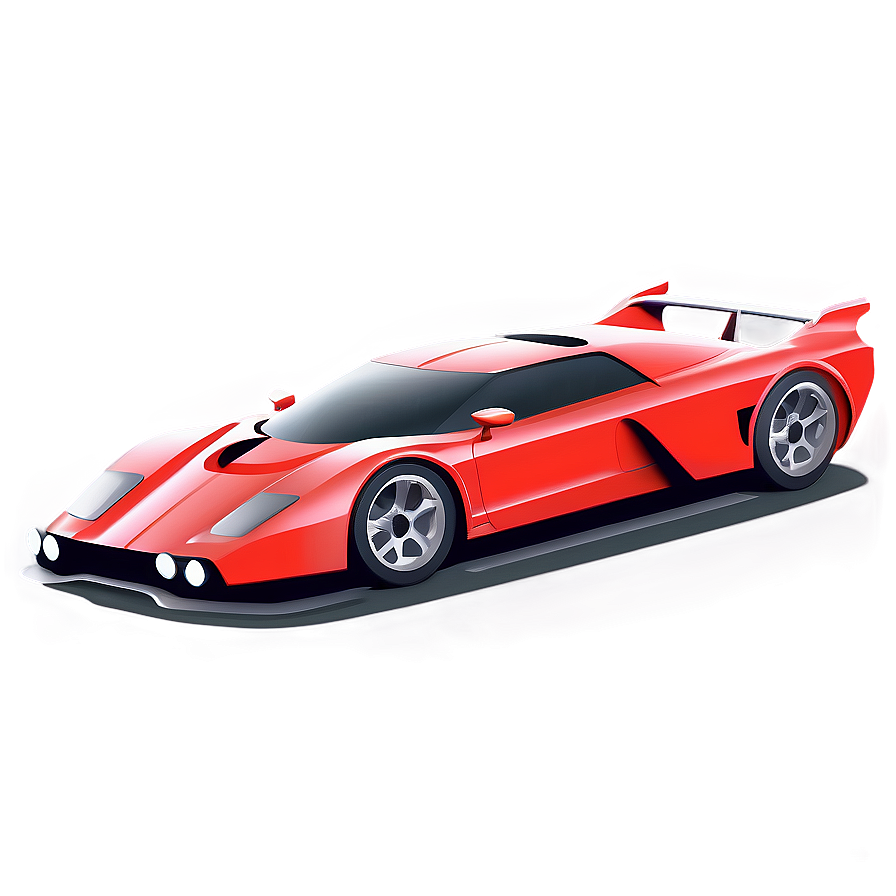 Stylized Car Vector Image Png 06202024 PNG