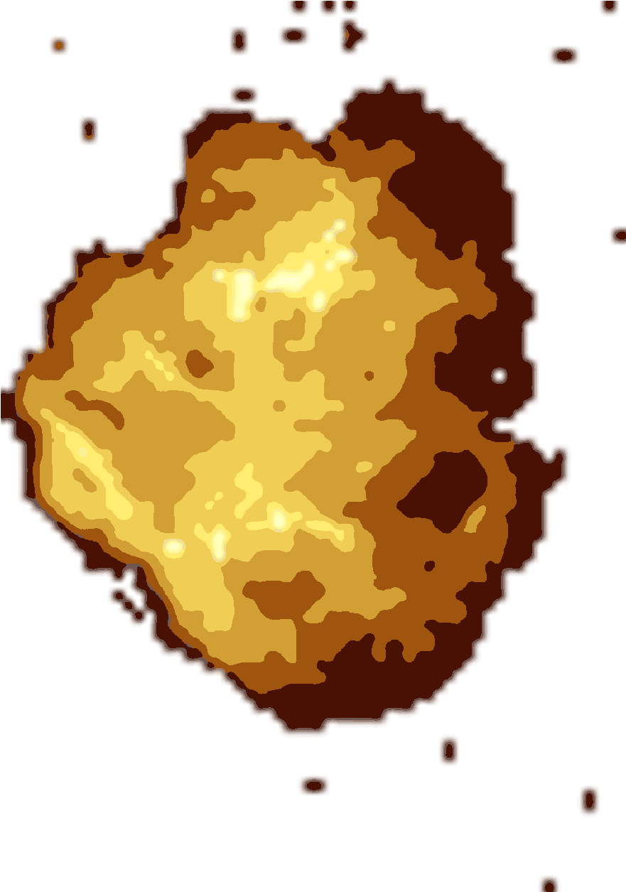 Stylized Cartoon Explosion PNG