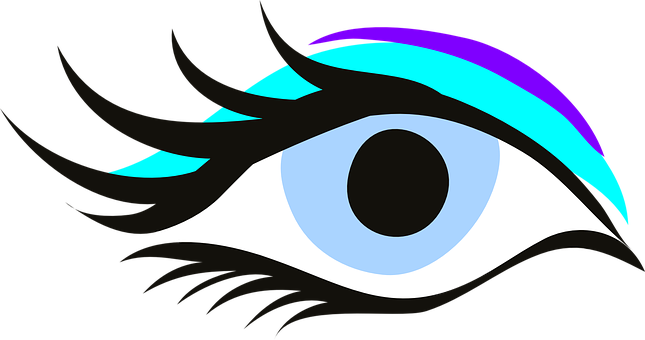Stylized Cartoon Eye PNG