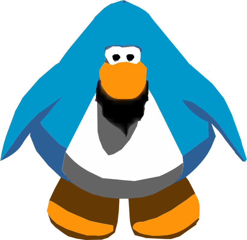 Stylized Cartoon Penguin Illustration PNG