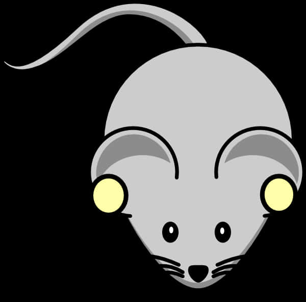 Stylized Cartoon Rat Graphic PNG