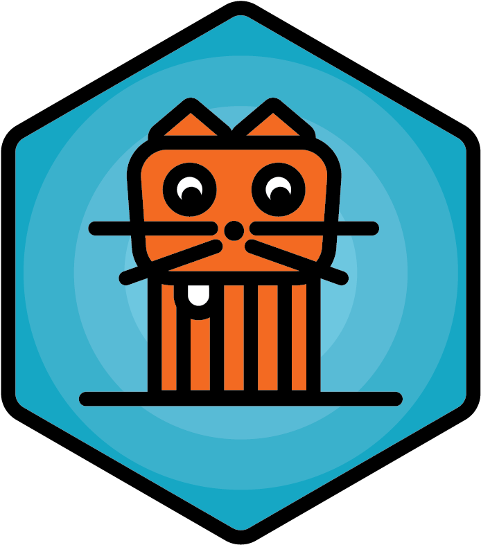 Stylized Cat Puppet Icon PNG