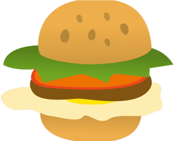 Stylized Cheeseburger Illustration PNG