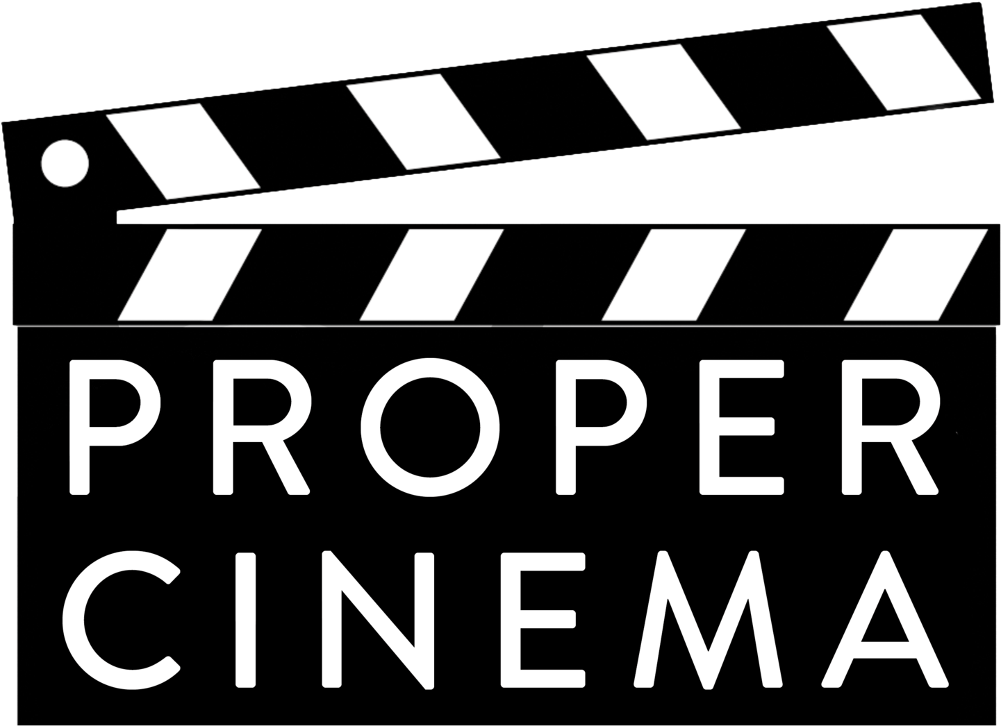 Stylized Clapperboard Proper Cinema PNG