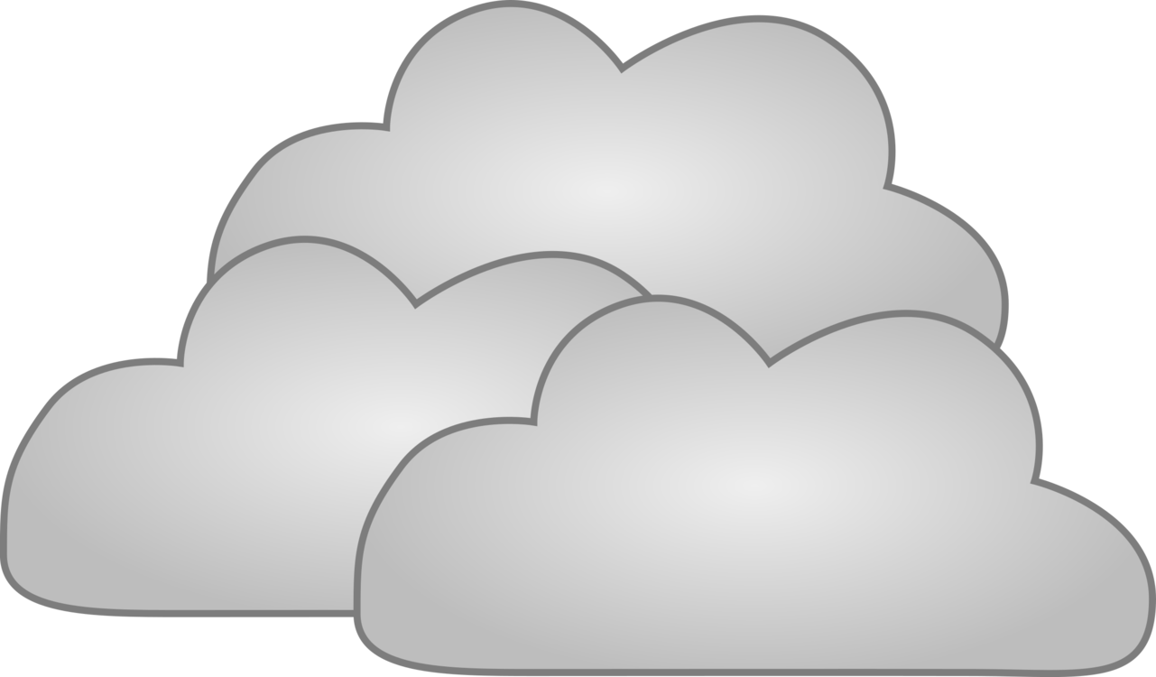 Stylized Cloud Clipart PNG
