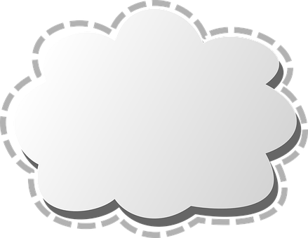 Stylized Cloud Icon PNG