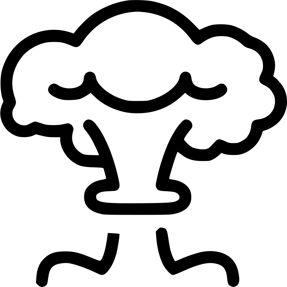Stylized Cloud Tree Clipart PNG