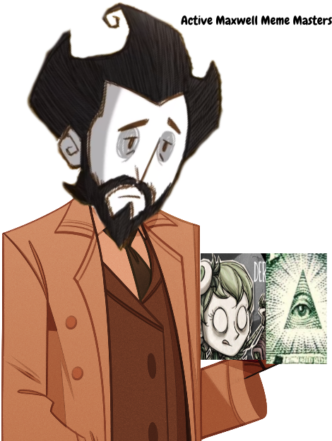 Stylized Conspiracy Meme Man PNG