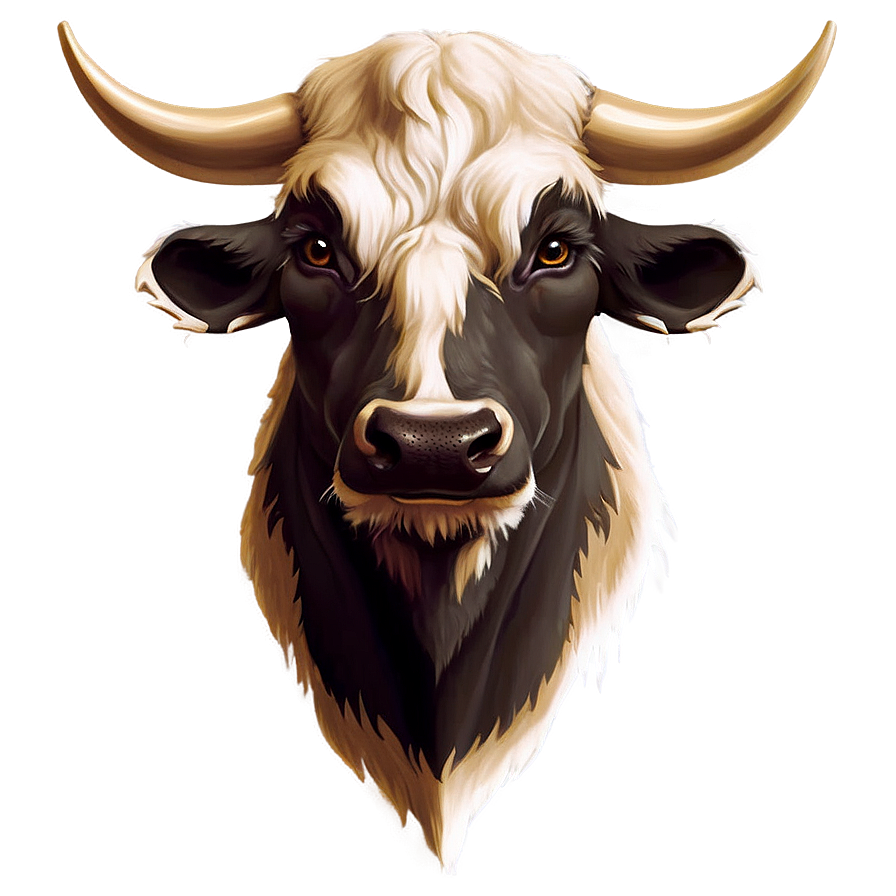 Stylized Cow Head Logo Png Dln PNG