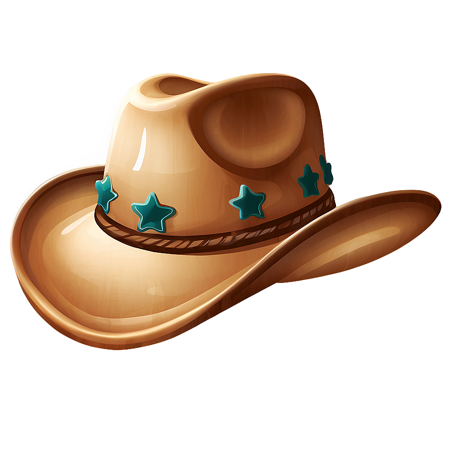 Stylized Cowboy Hat Transparent Illustration Png 36 PNG