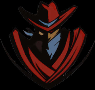 Stylized Cowboy Logo PNG