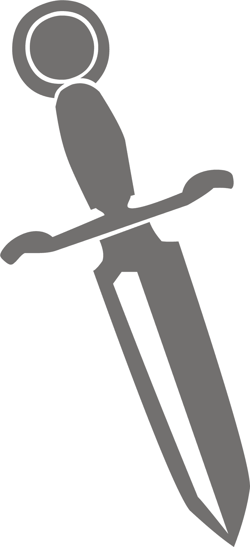 Stylized Dagger Icon PNG