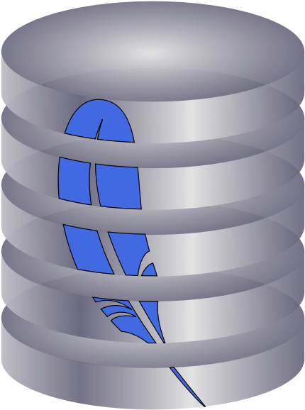 Stylized Database Icon PNG